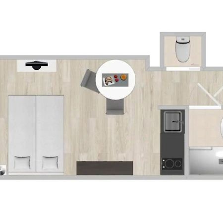 Ferienwohnung Budget Studio Berlioz Nizza Exterior foto